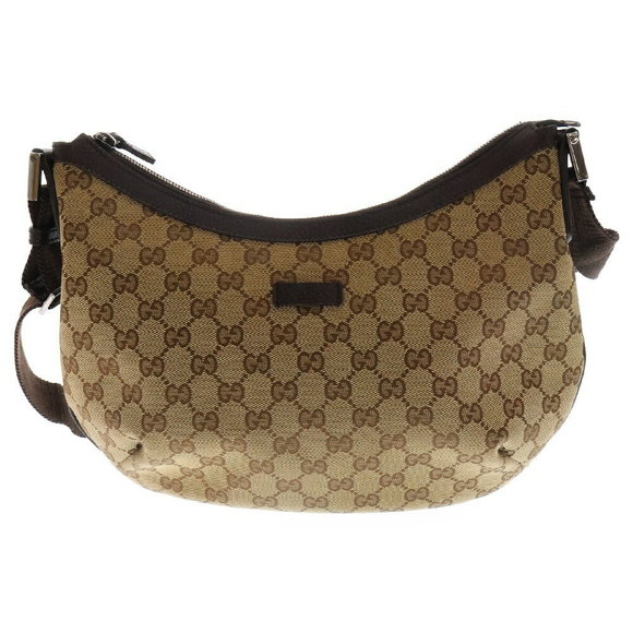 Gucci GG Canvas Shoulder Bag Beige - Picture 1 of 6